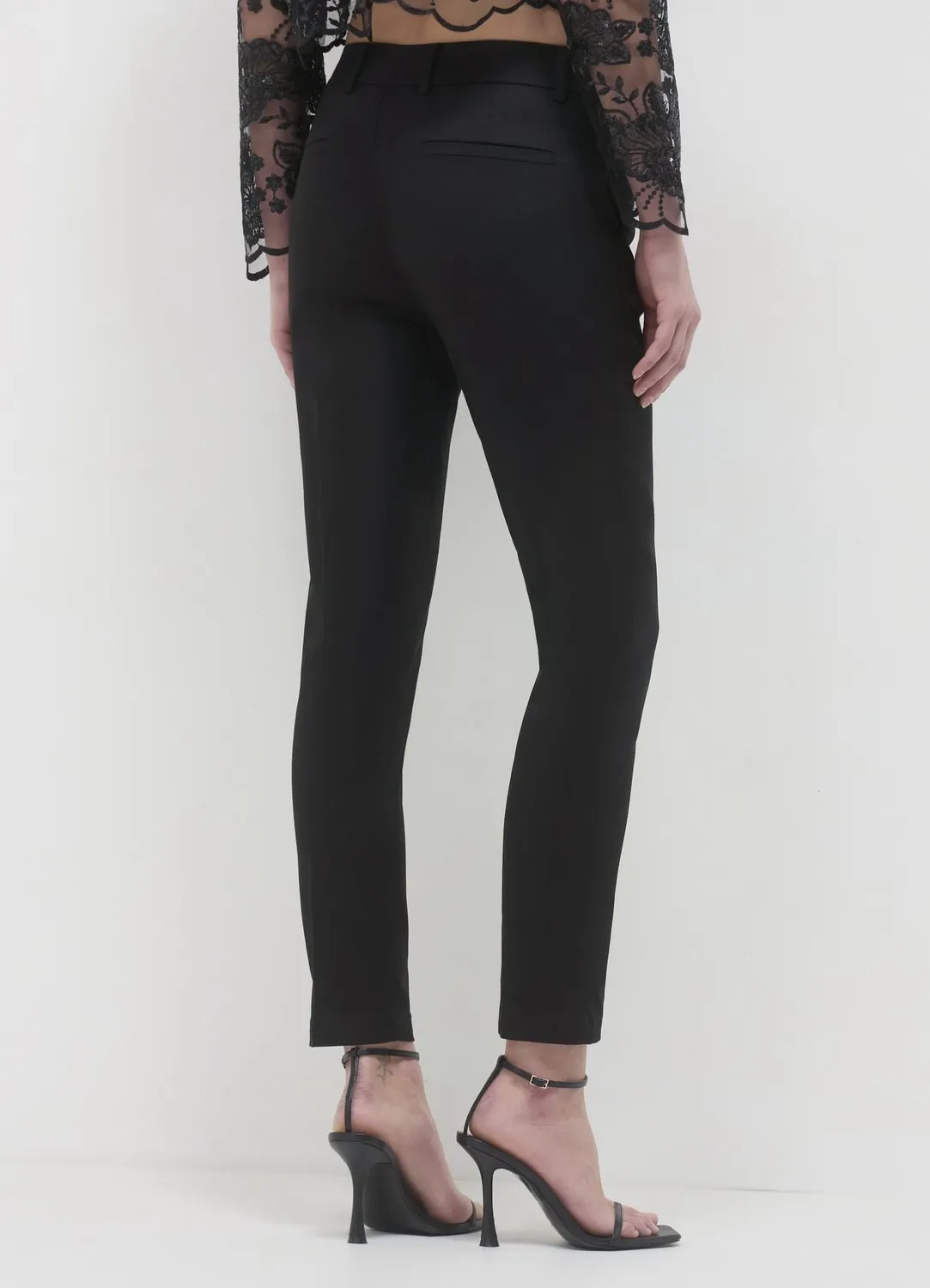 Calliope pantalon satin coton femme regular