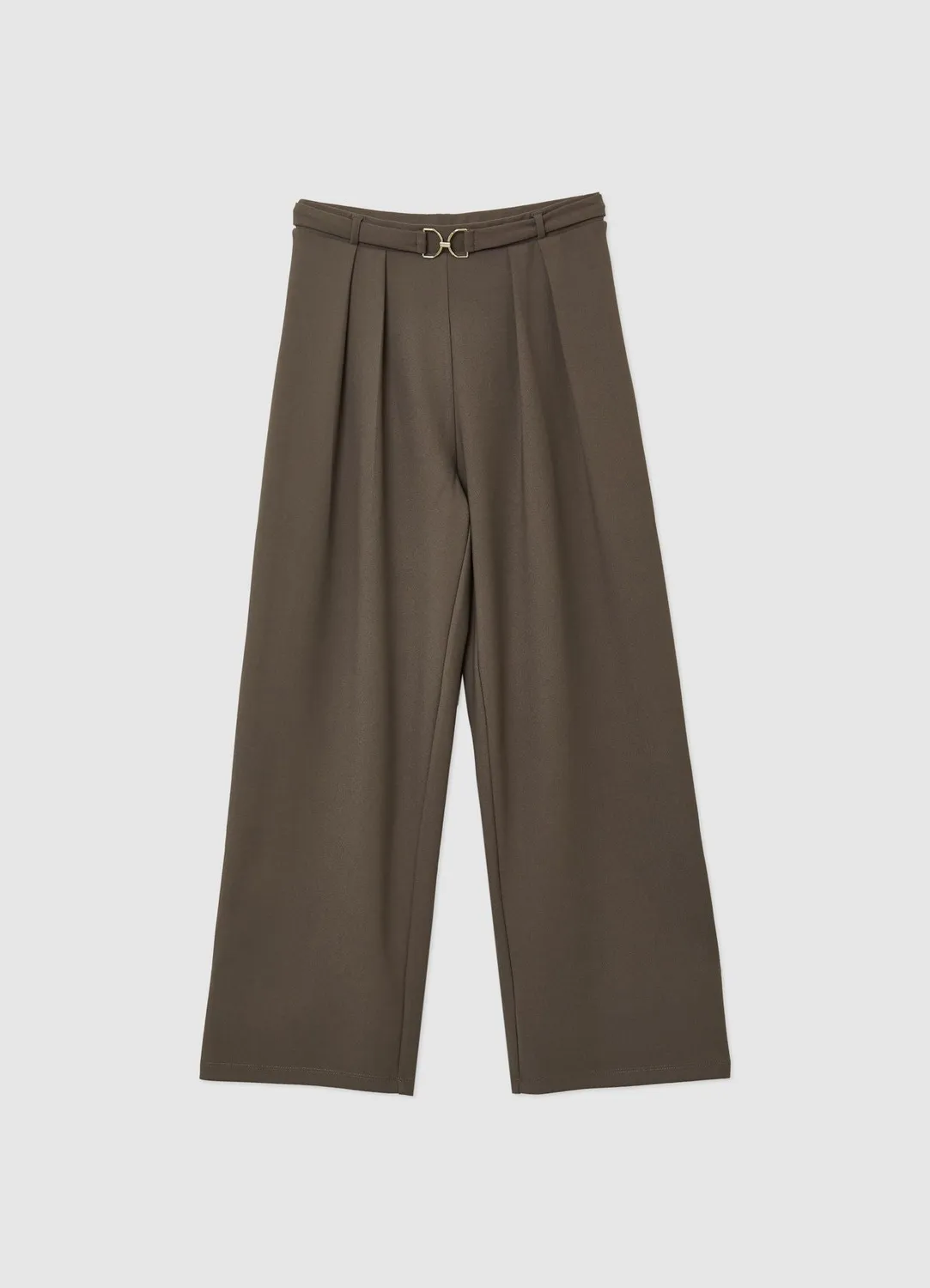 Calliope Palazzo pantalon femme ceinture métal