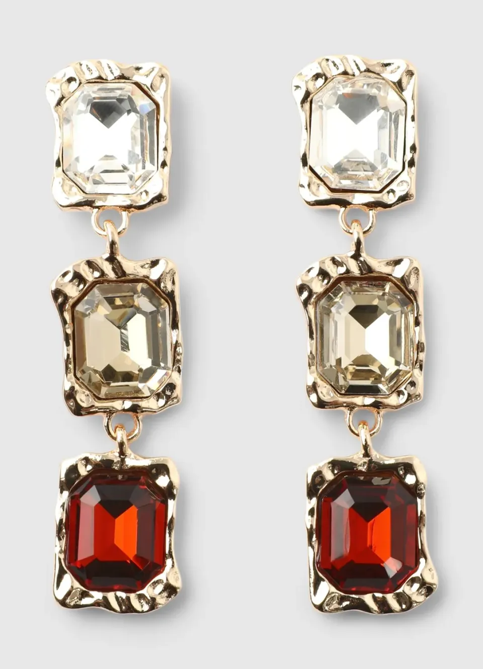 Calliope boucles d'oreilles pendantes femme strass