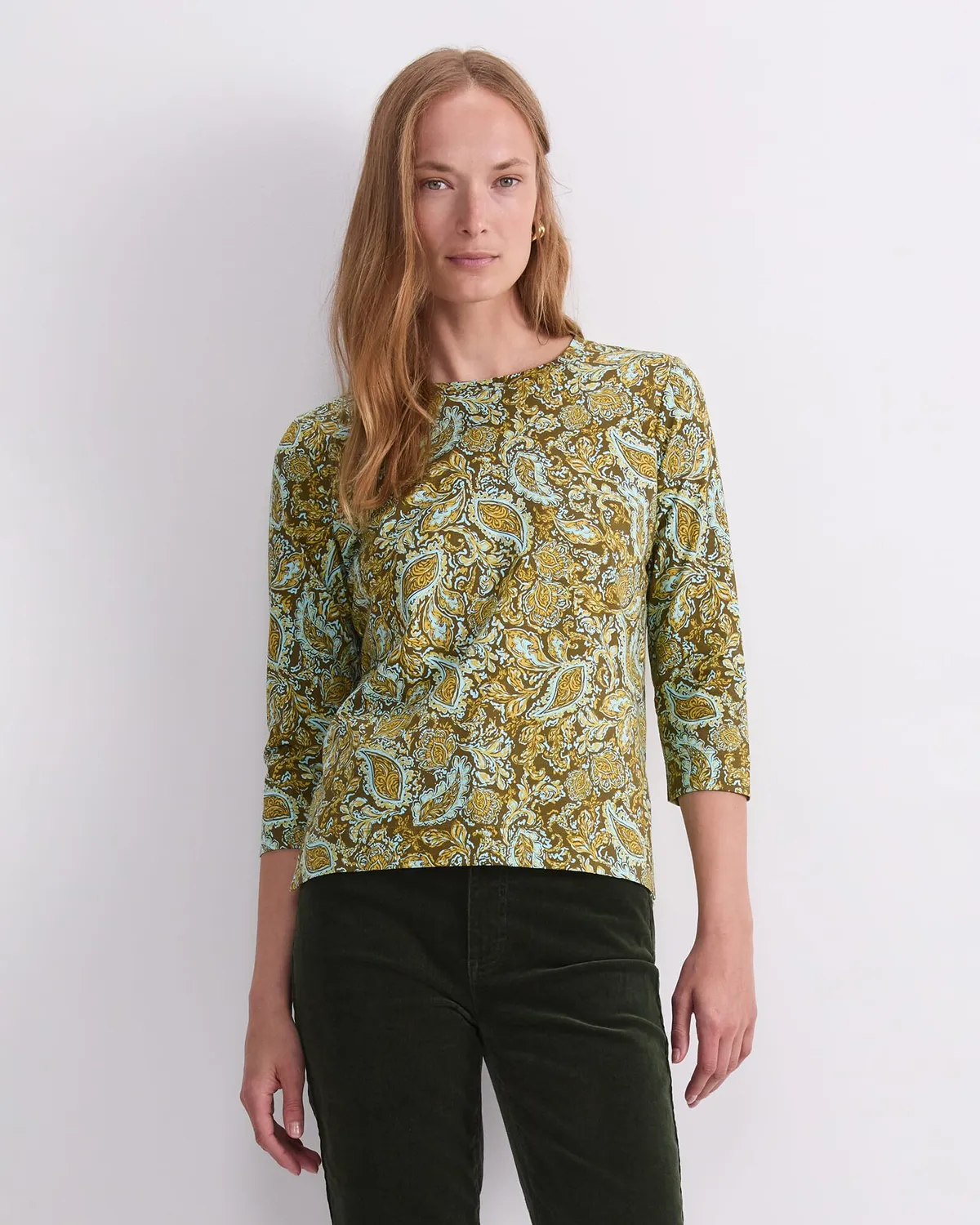 Sportscraft Paisley Mercerised Tee t-shirt coton paisley