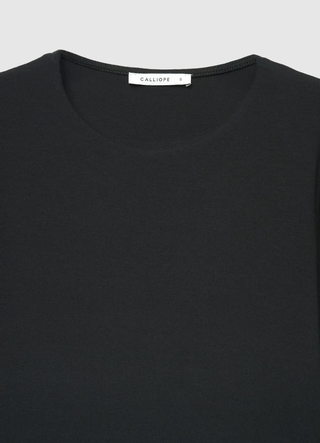 Calliope t-shirt manches longues femme col rond uni