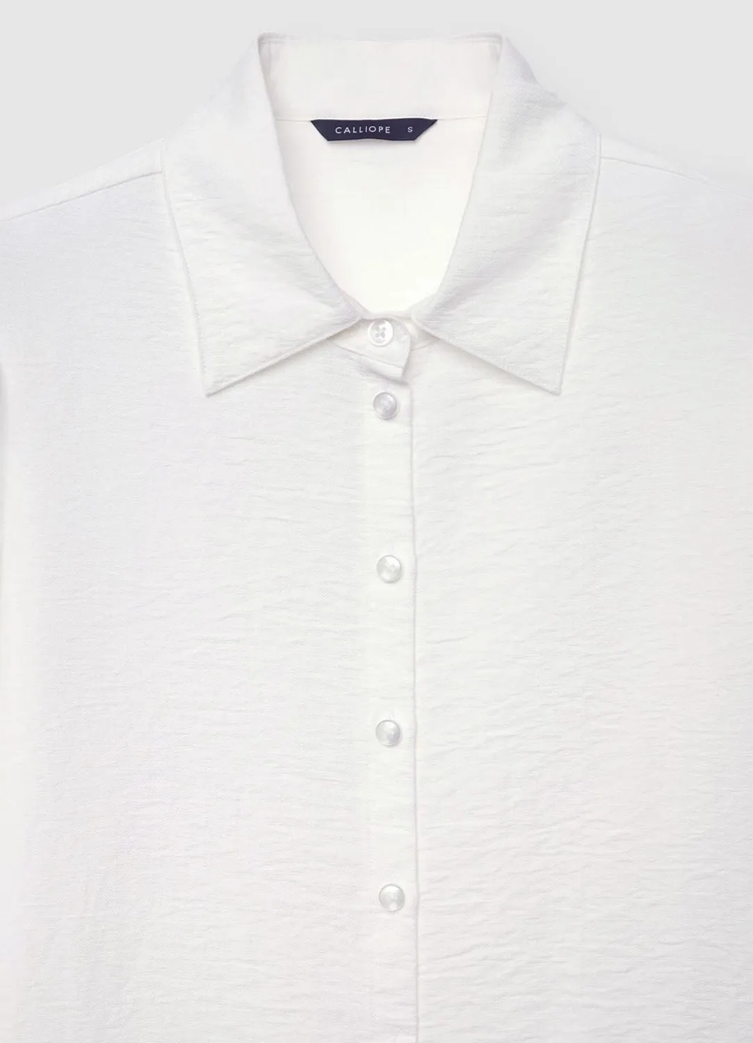 Calliope chemise manches ballon femme unie
