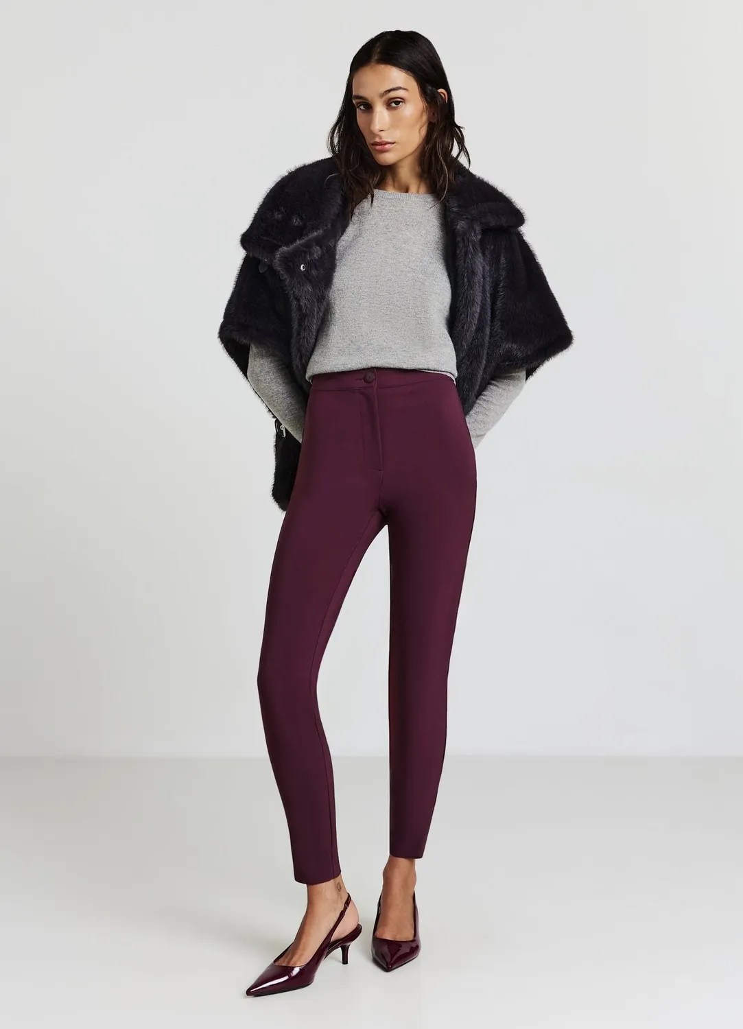 Calliope Pantalon skinny taille haute femme S