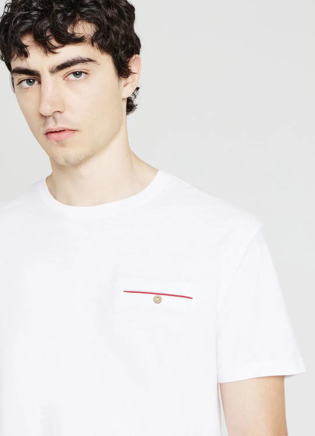 Calliope T-shirt homme coton poche col rond