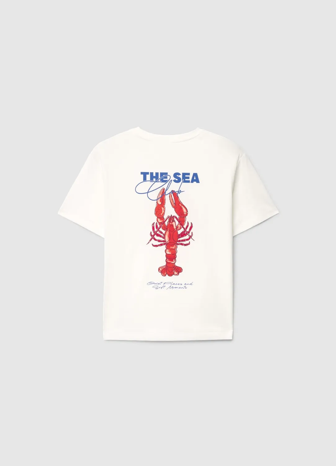 Calliope T-shirt femme imprimé homard coupe droite