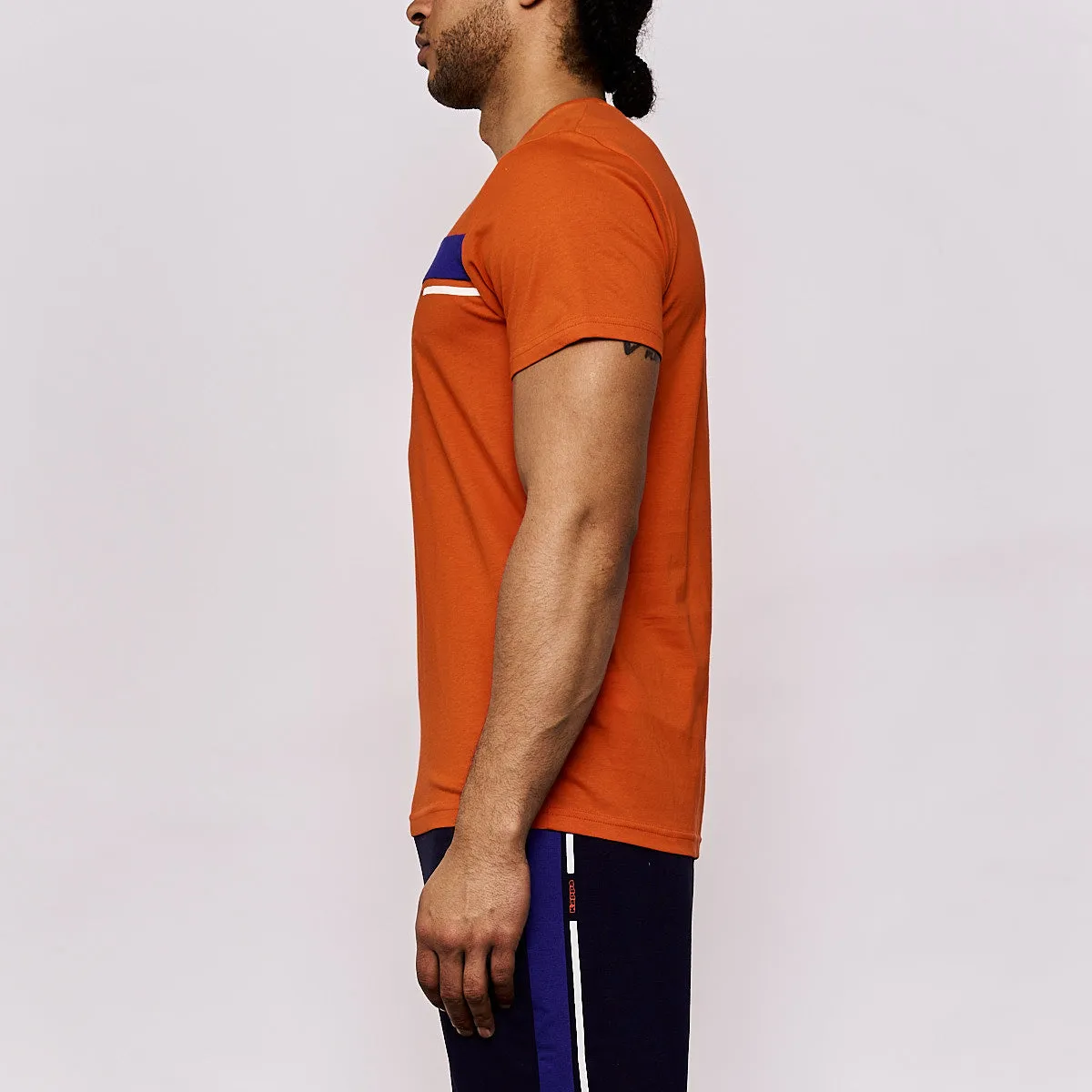 Robe di Kappa Anzio t-shirt coton orange homme