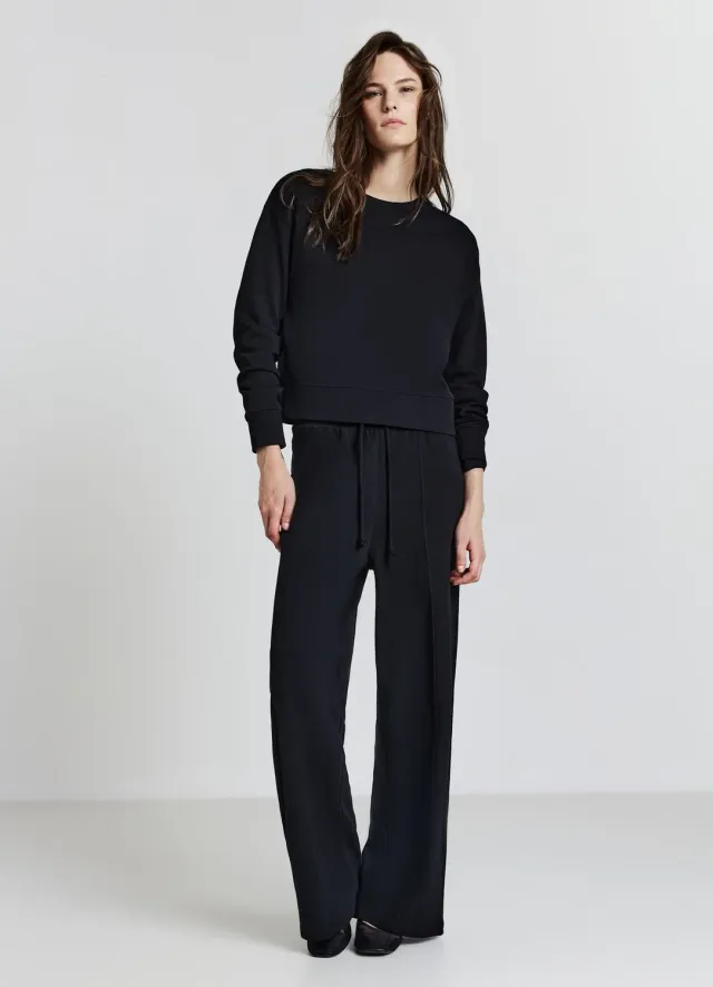 Calliope pantalon jogging large palazzo taille élastique