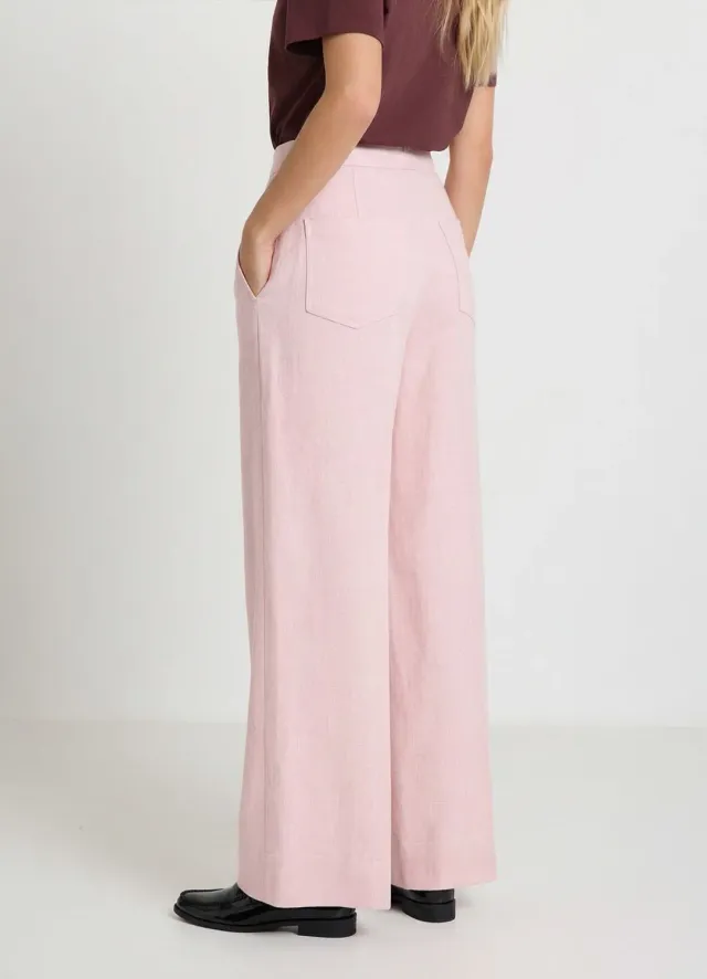 Calliope pantalon palazzo à pinces femme fluide