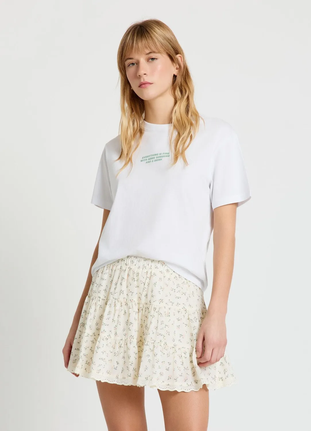 Calliope t-shirt cocktail imprimé dos femme