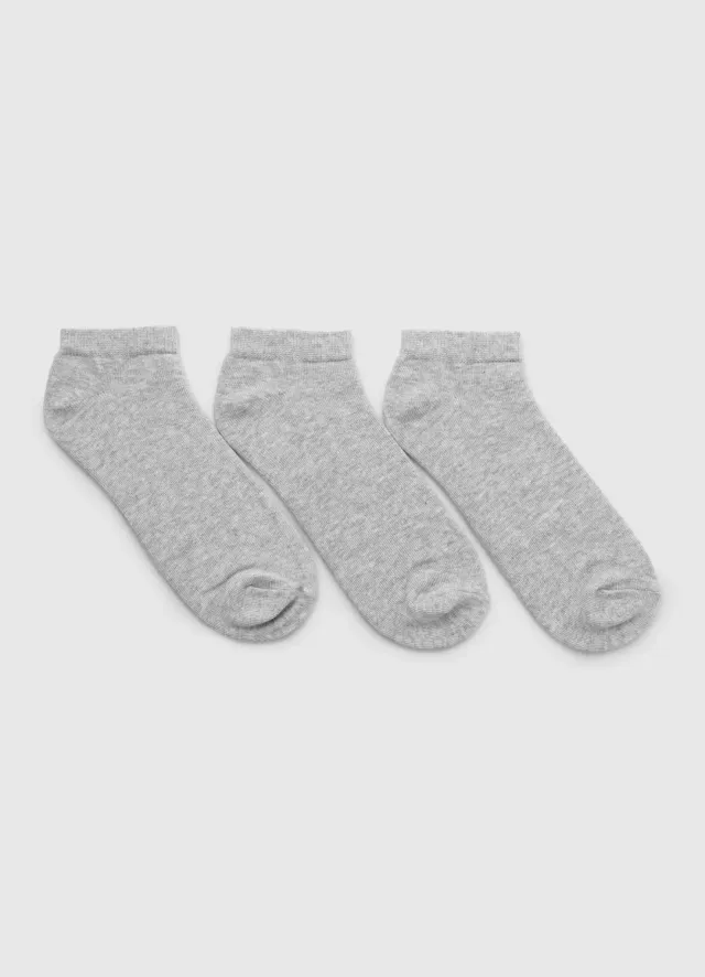Calliope socquettes unies homme lot de 3 cheville