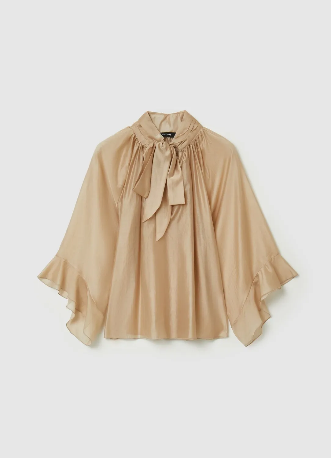 Calliope blouse ample volants femme taille S unie