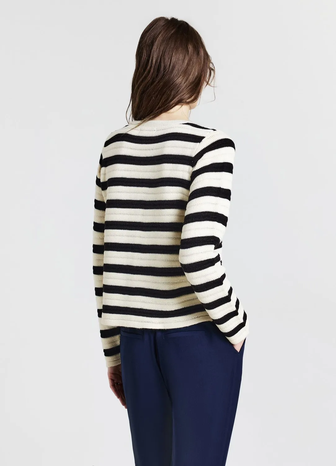 Calliope cardigan femme rayé boutons