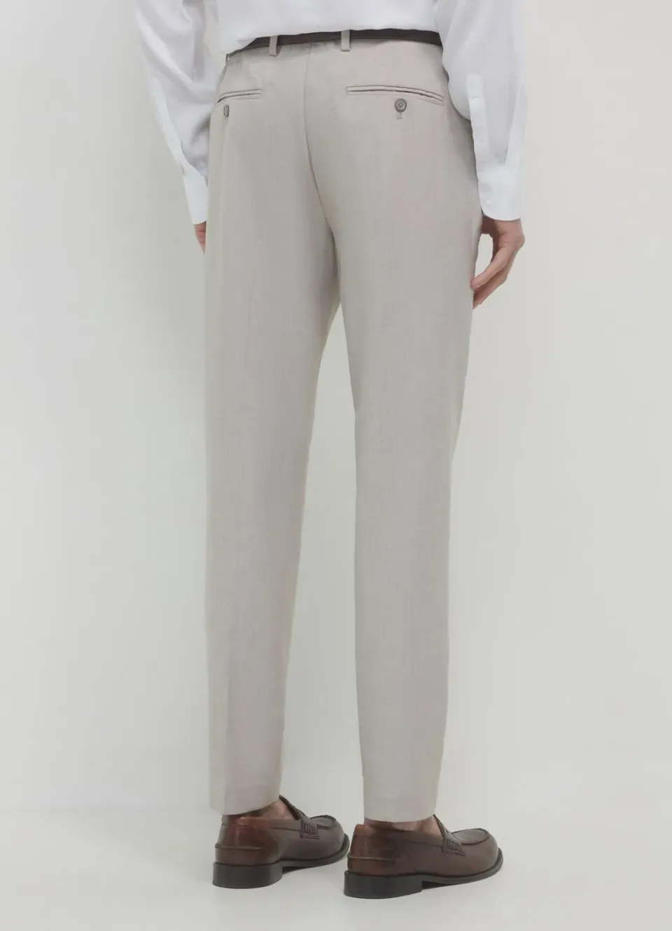 Calliope pantalon homme uni coupe regular