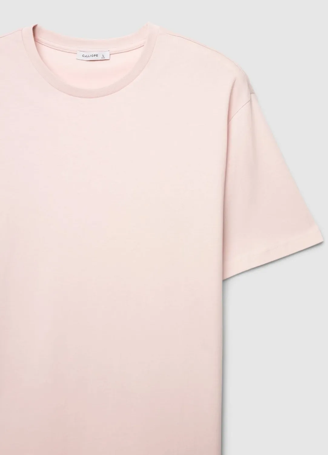 Calliope t-shirt col rond homme uni manches courtes