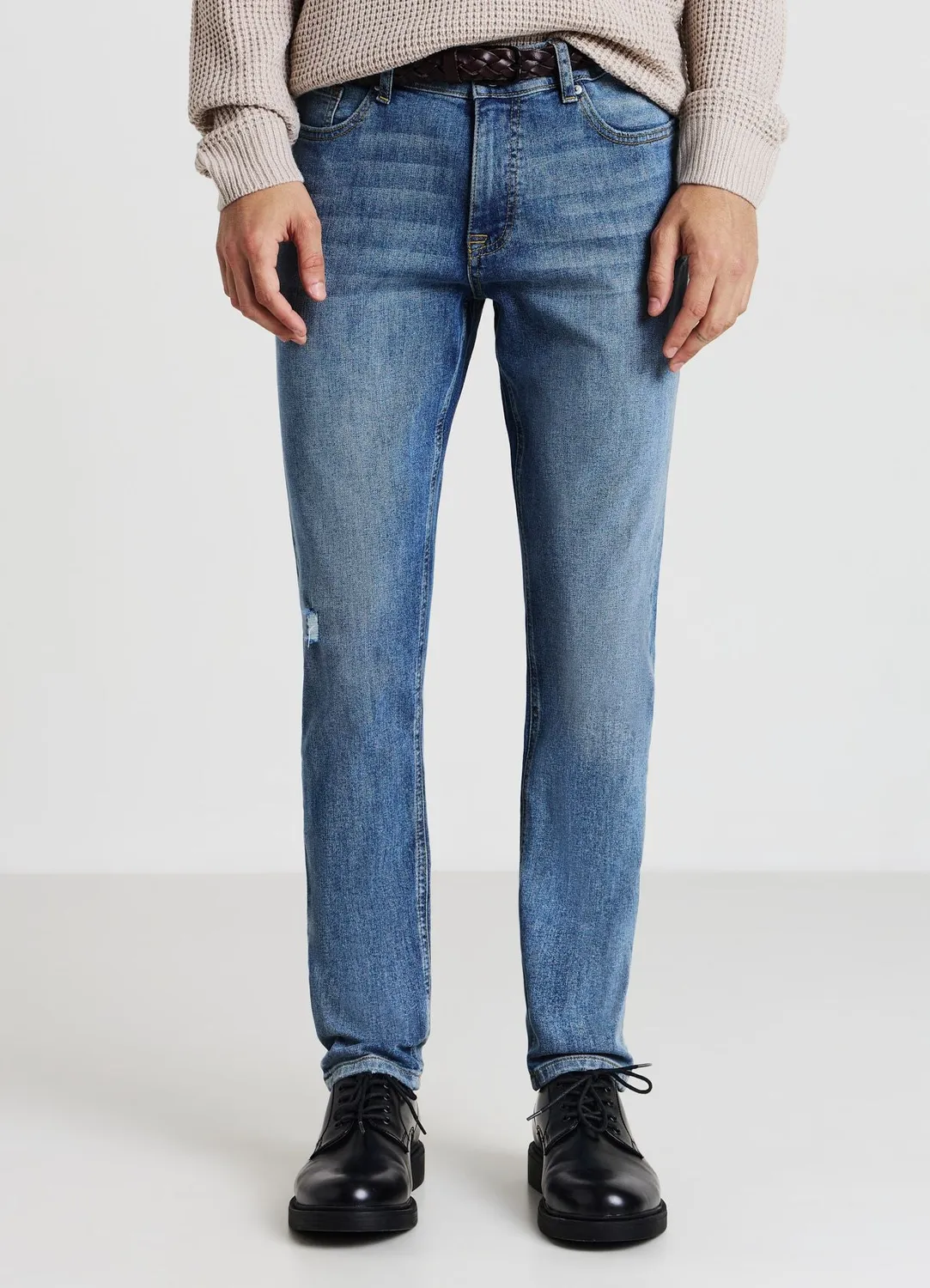 Calliope Jean skinny homme déchiré délavé