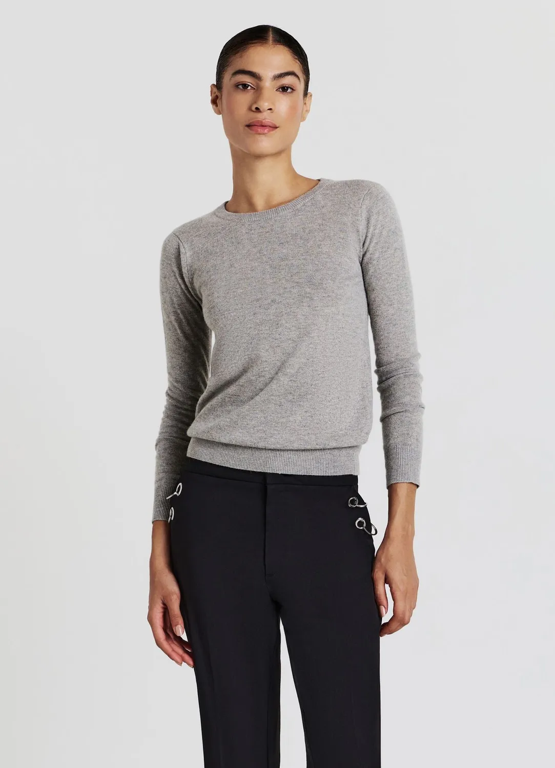 Calliope maille col rond pull femme uni maille fine