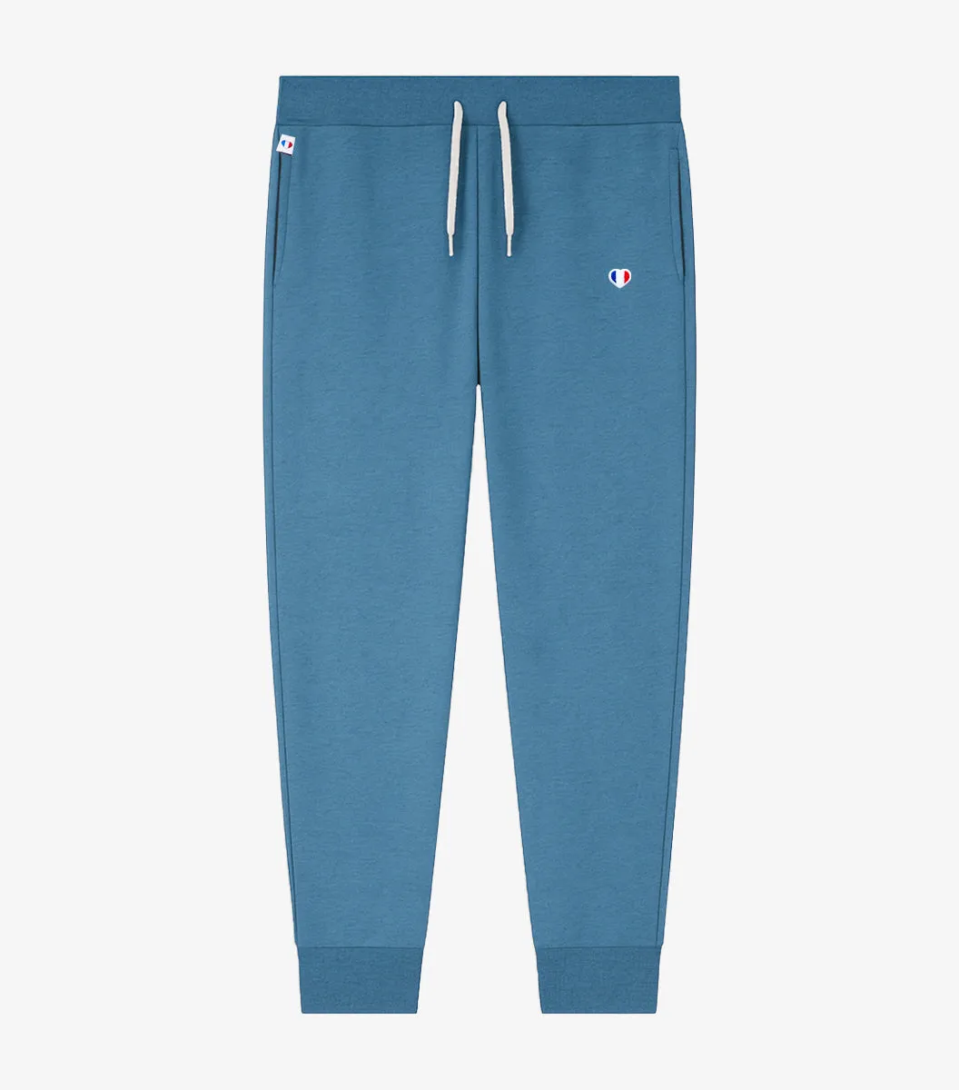 Cocorico Iconique Azur jogging homme azur coton
