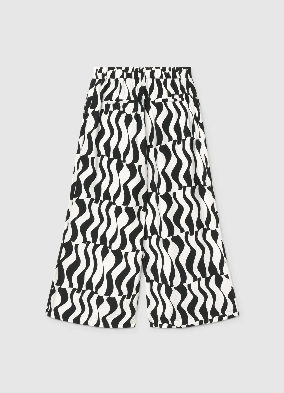 Calliope pantalon palazzo crop femme à motif