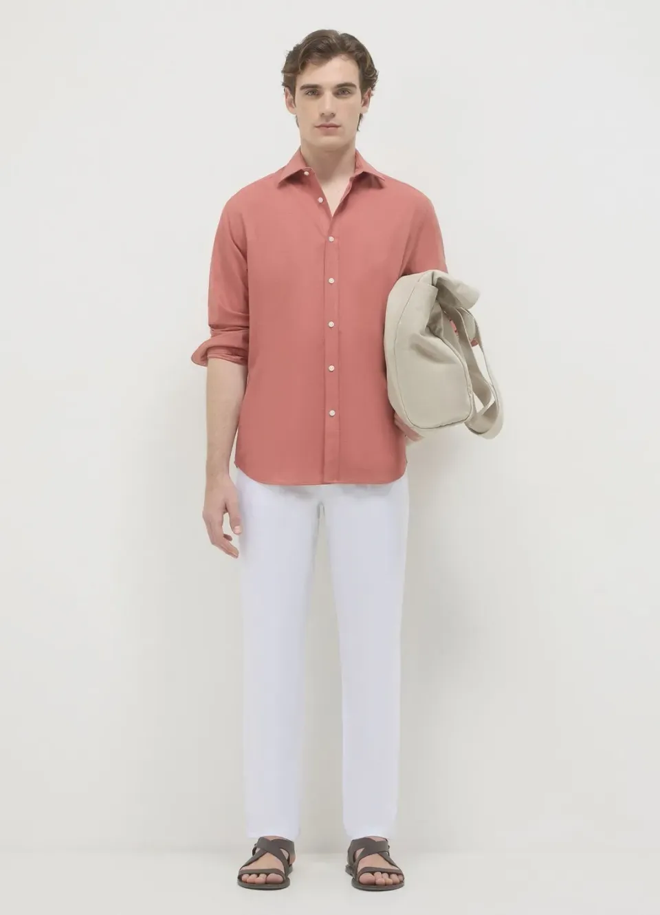 Calliope classique chemise homme lin manches longues