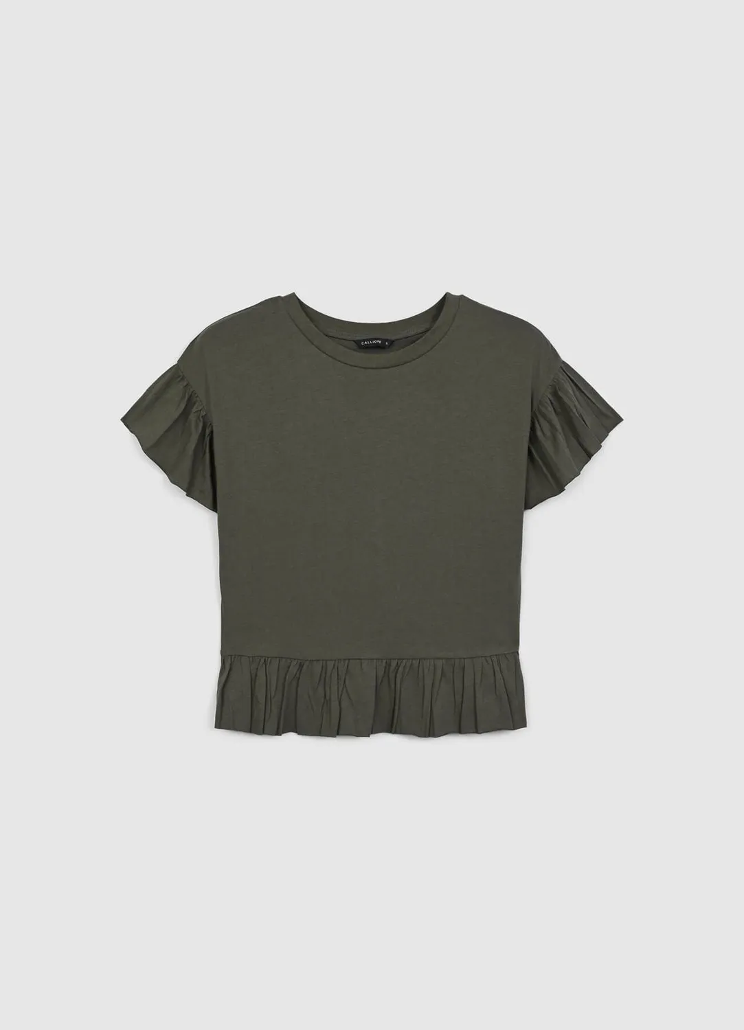 Calliope T-shirt volants coton femme regular