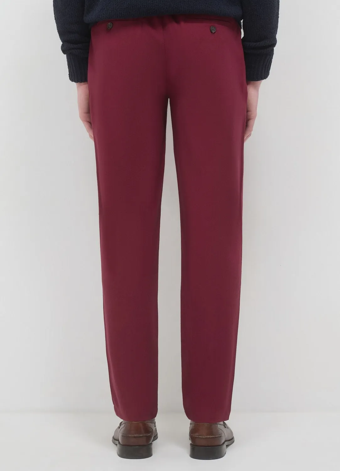 Calliope pantalon chino homme mélange lin uni
