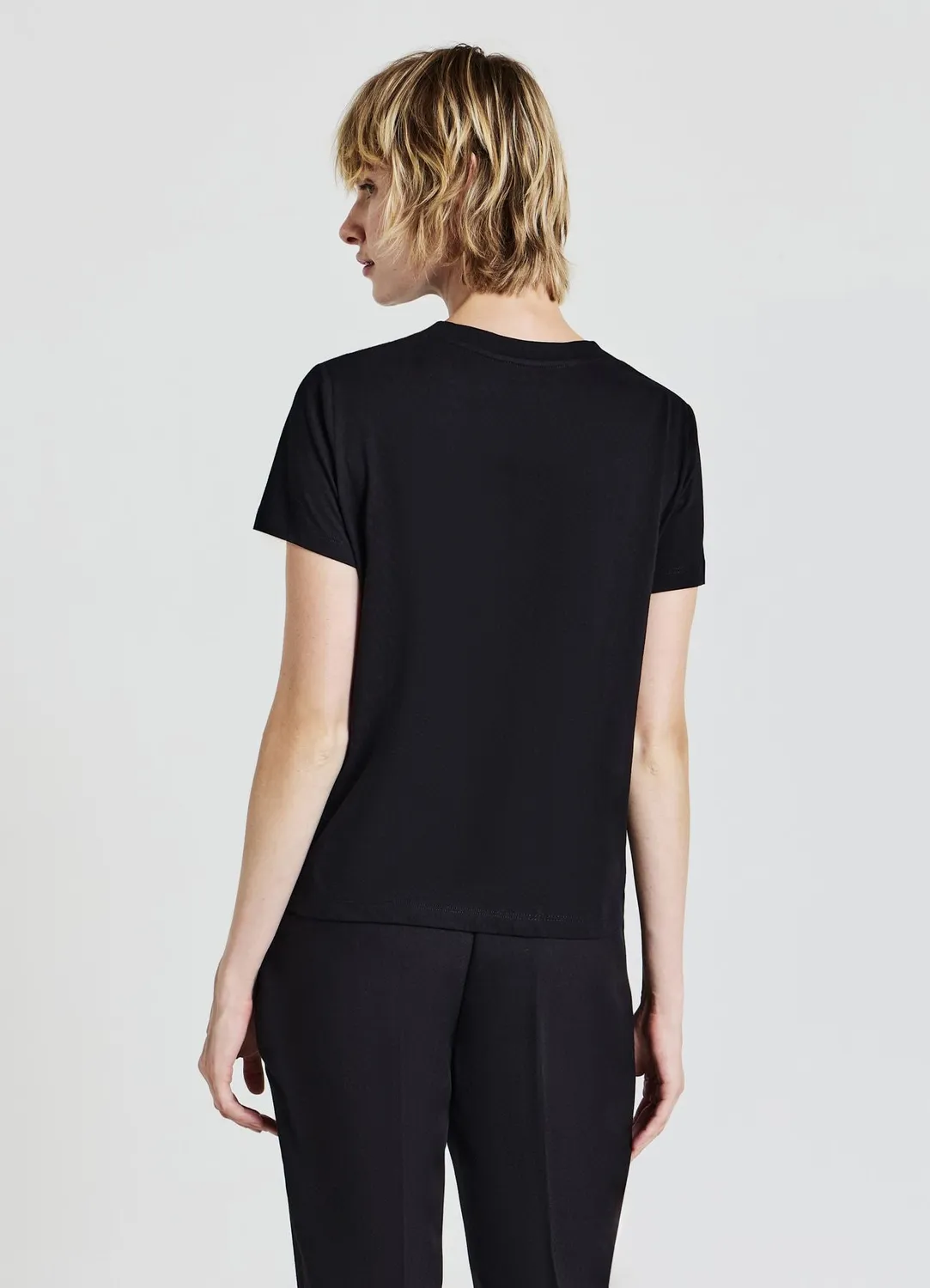 Calliope T-shirt cœur brillant femme col rond