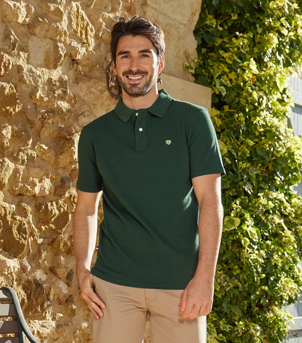 Cocorico Sapin Le Coeur polo homme S-3XL 100% coton