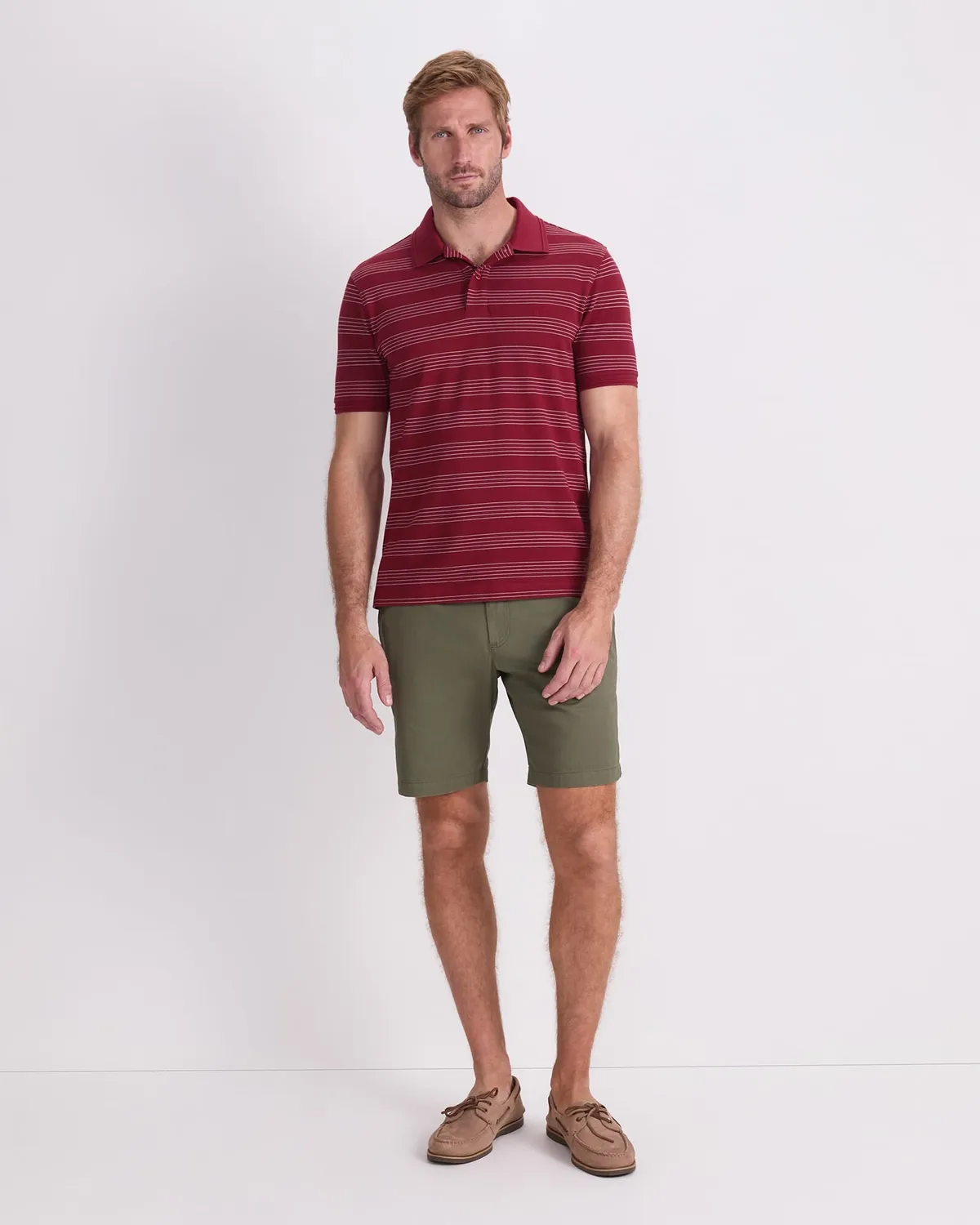 Sportscraft SC Stripe polo piqué coton homme rayé
