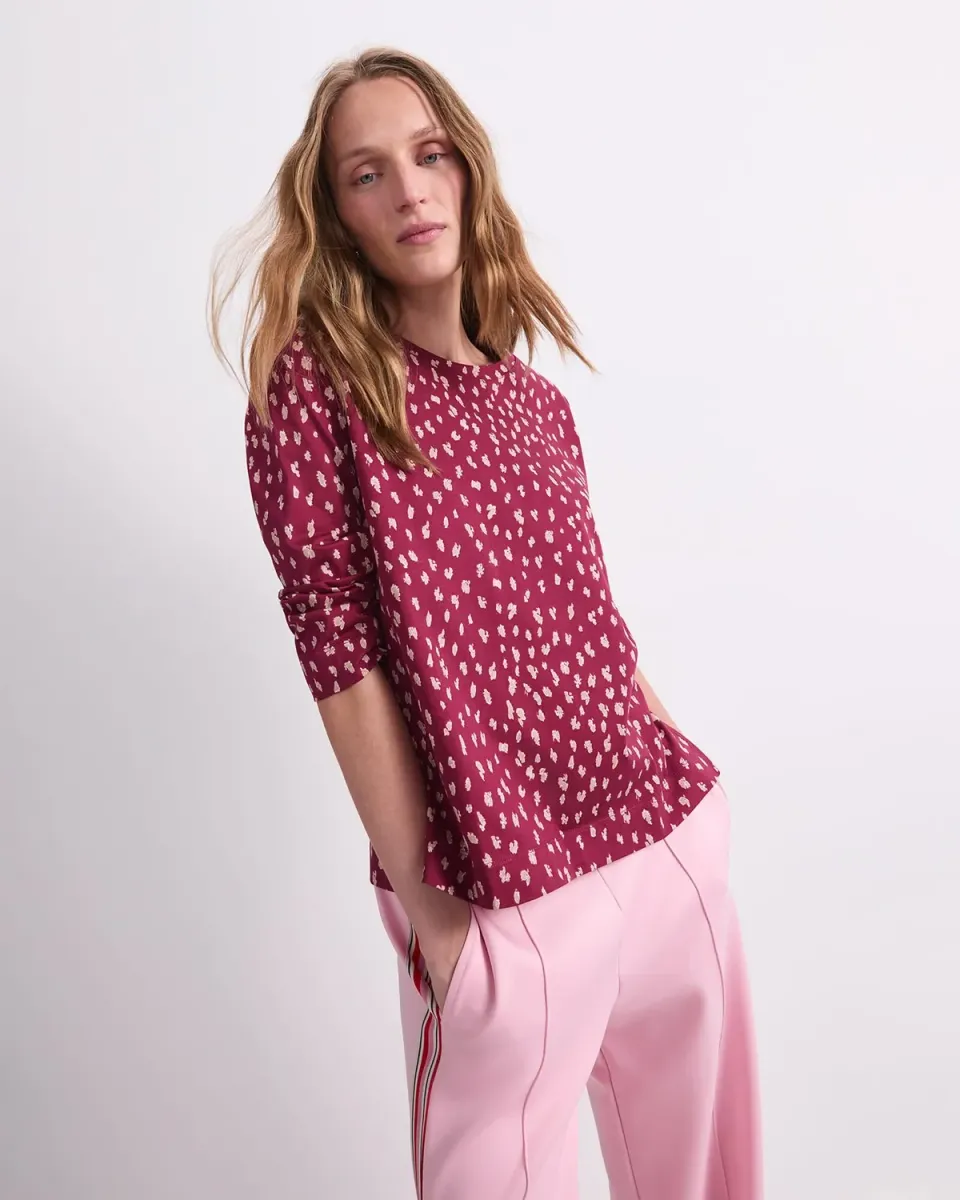 Sportscraft Jenny t-shirt coton manches 3/4 imprimé