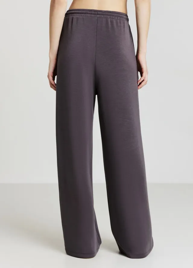 Calliope pantalon palazzo femme uni large