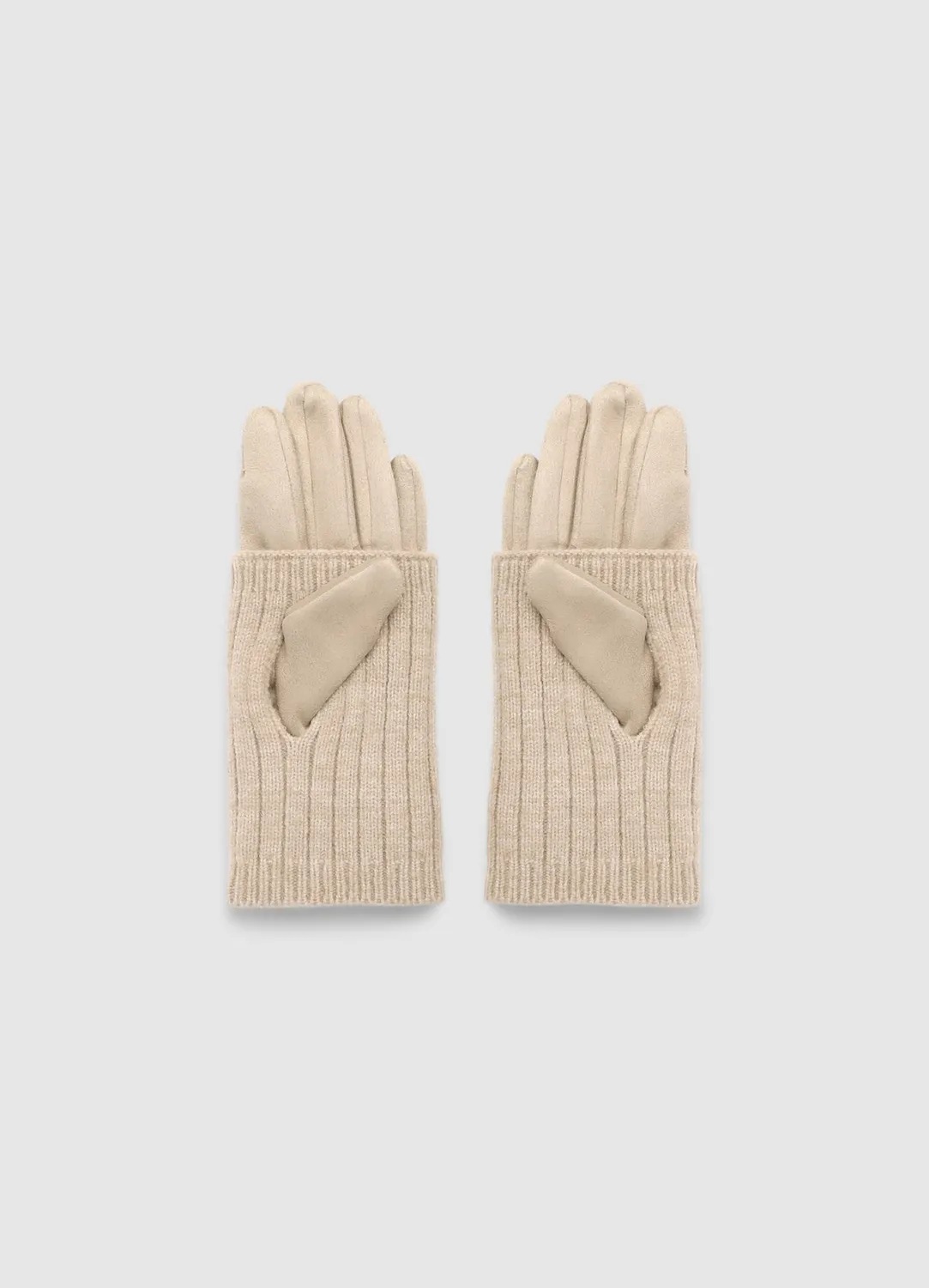 Calliope gants moufles femme côtes hiver
