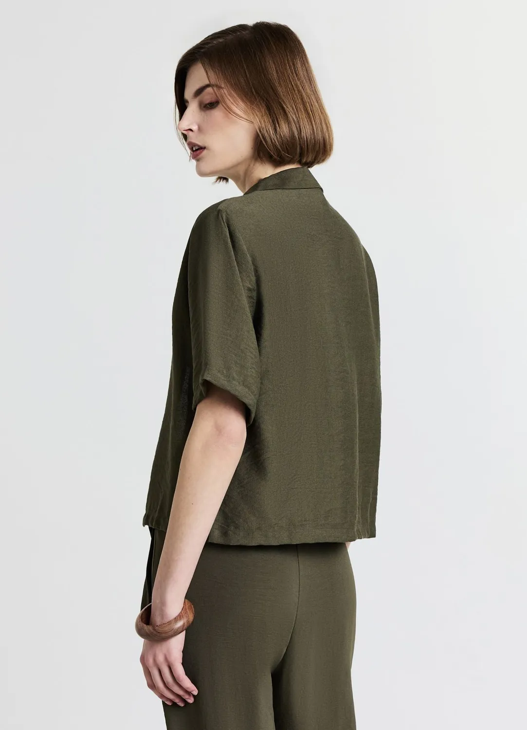 Calliope Revers chemise femme manches courtes regular