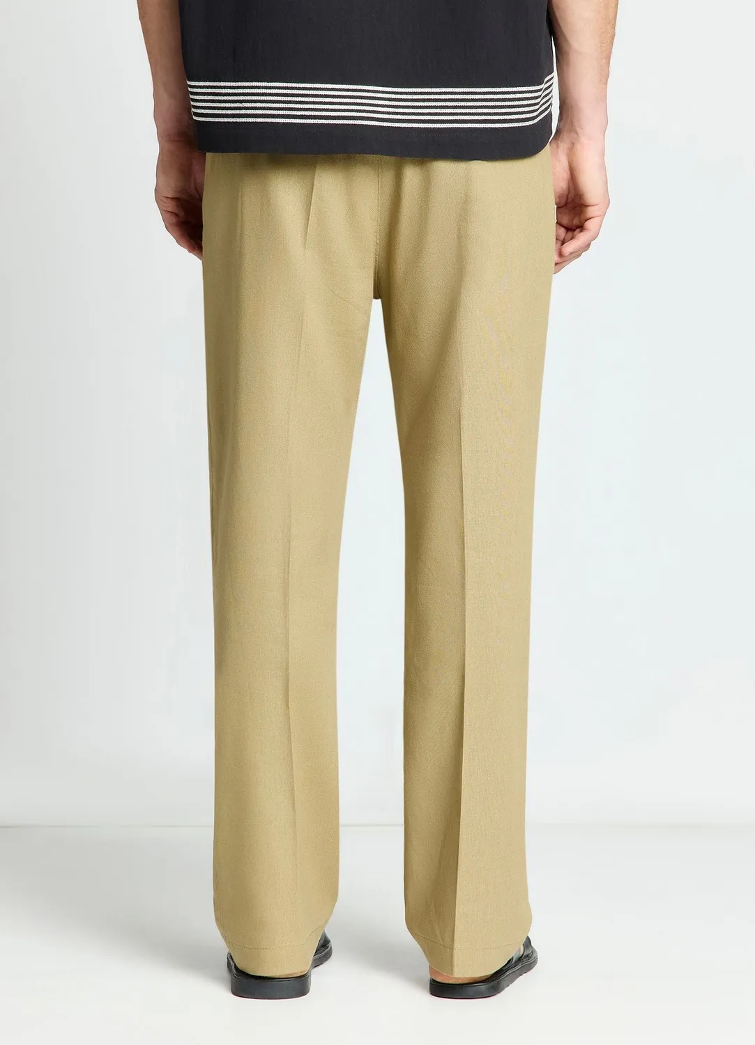 Calliope pantalon wide leg lin homme jambe large