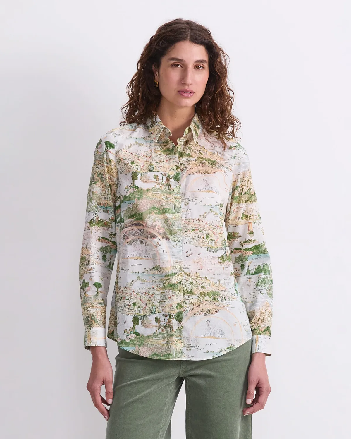 Sportscraft Story Map Liberty chemise coton femme imprimé
