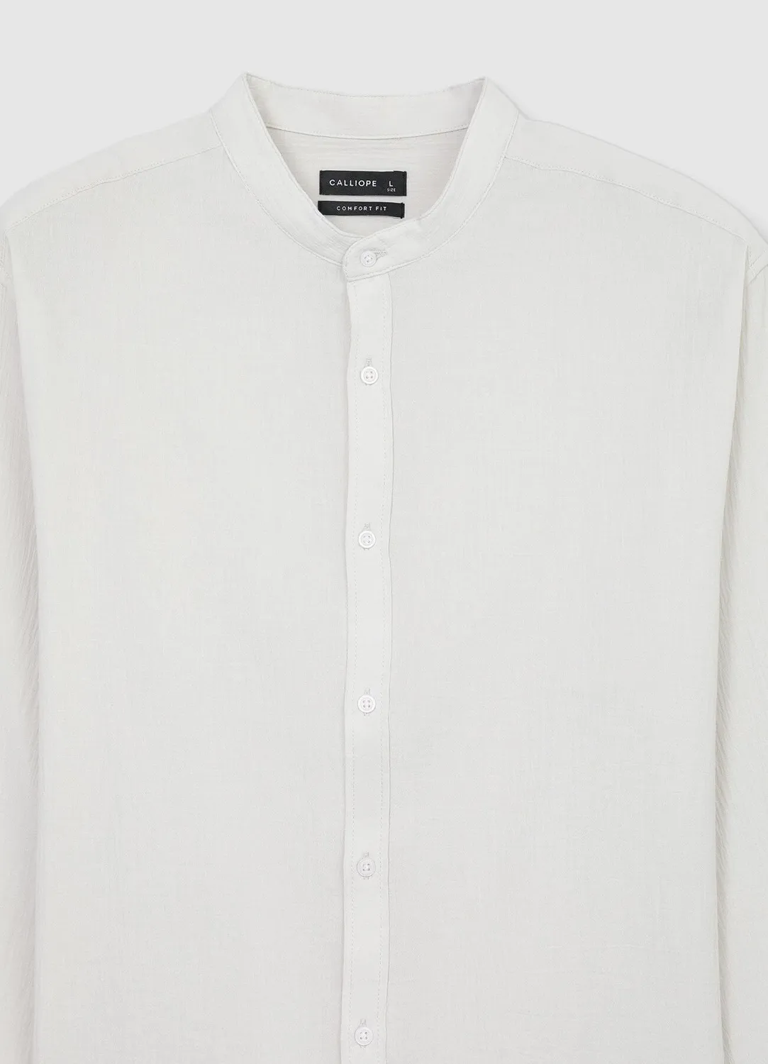 Calliope chemise coréenne homme coton manches longues