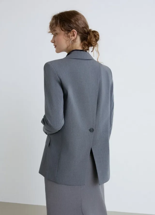 Calliope blazer femme veste tailleur fente dos