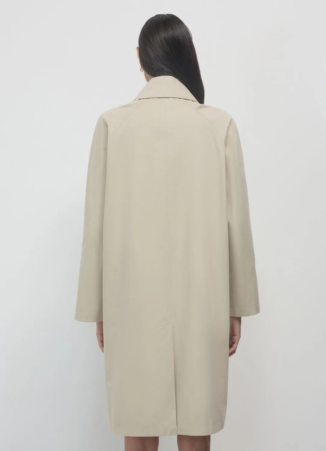 Calliope Spolverino trench coton uni femme