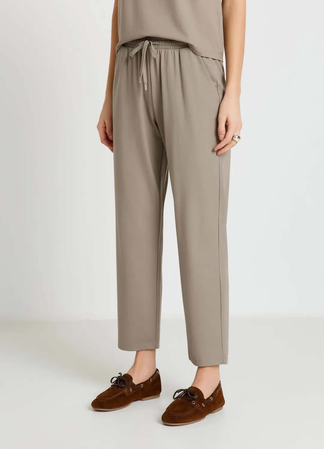 Calliope Pantaloni jogging femme pantalon casual taille élastique