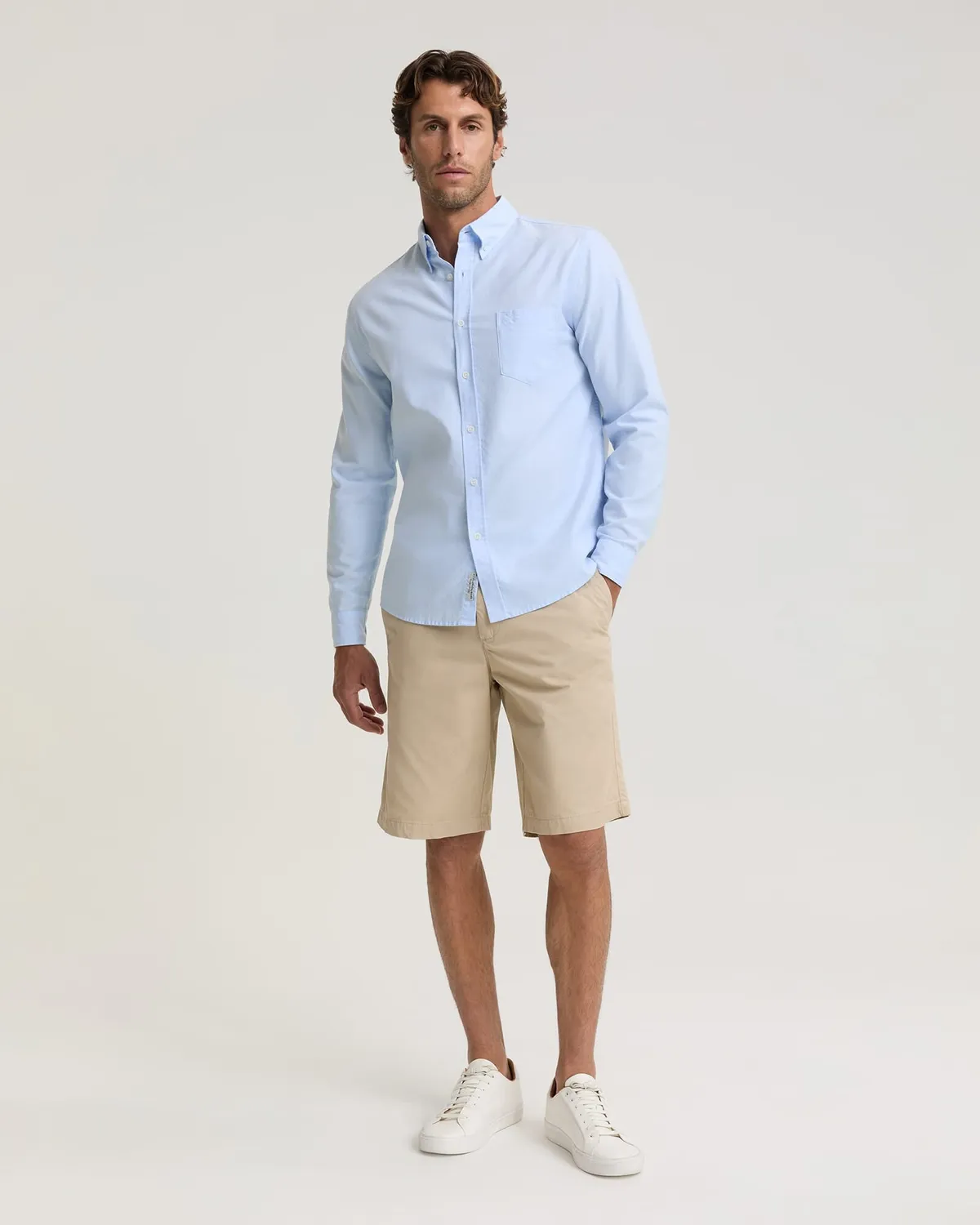 Sportscraft Oxford chemise manches longues coton homme