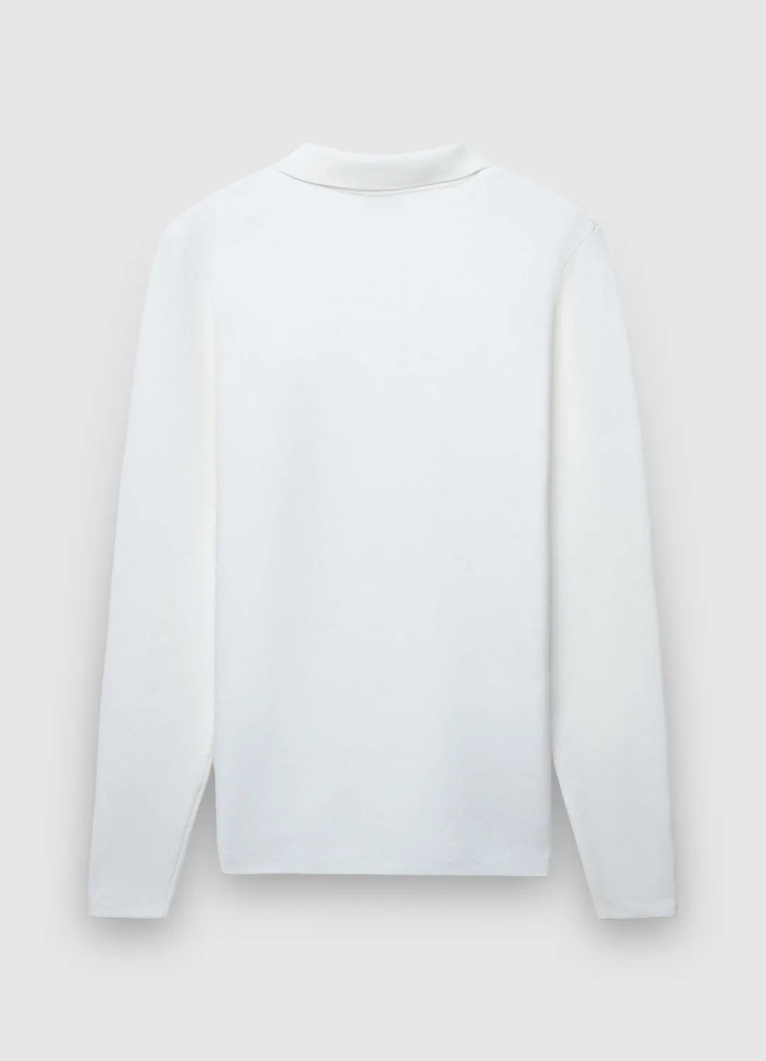 Calliope pull polo homme manches longues maille