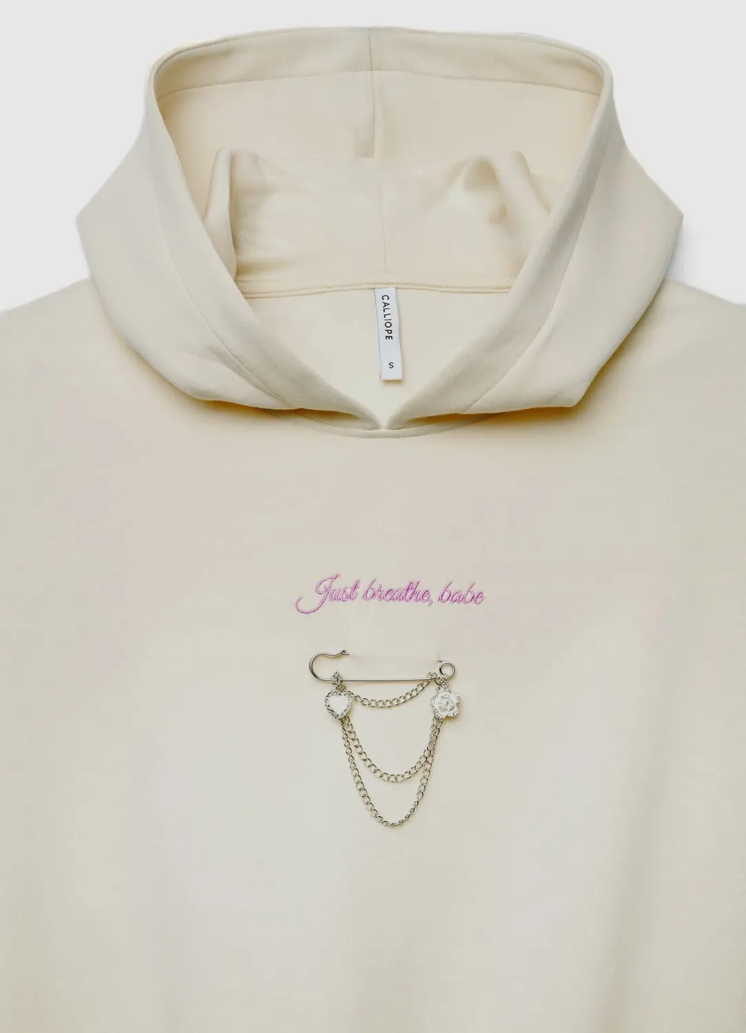 Calliope Sweat Capuche Femme Inscription Balloon Regular