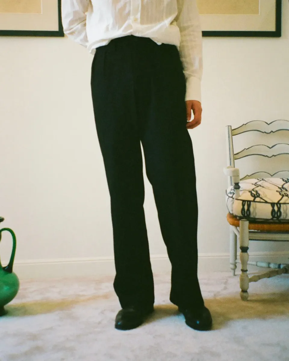 Erevan Walter pantalon noir Siwa coton