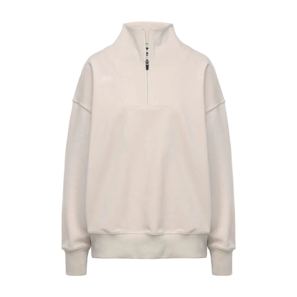 Robe di Kappa Ileria sweat femme beige demi-zip