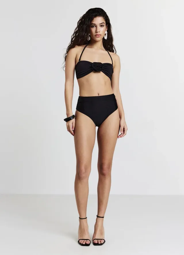 Calliope Fascia Rose haut de maillot bandeau femme
