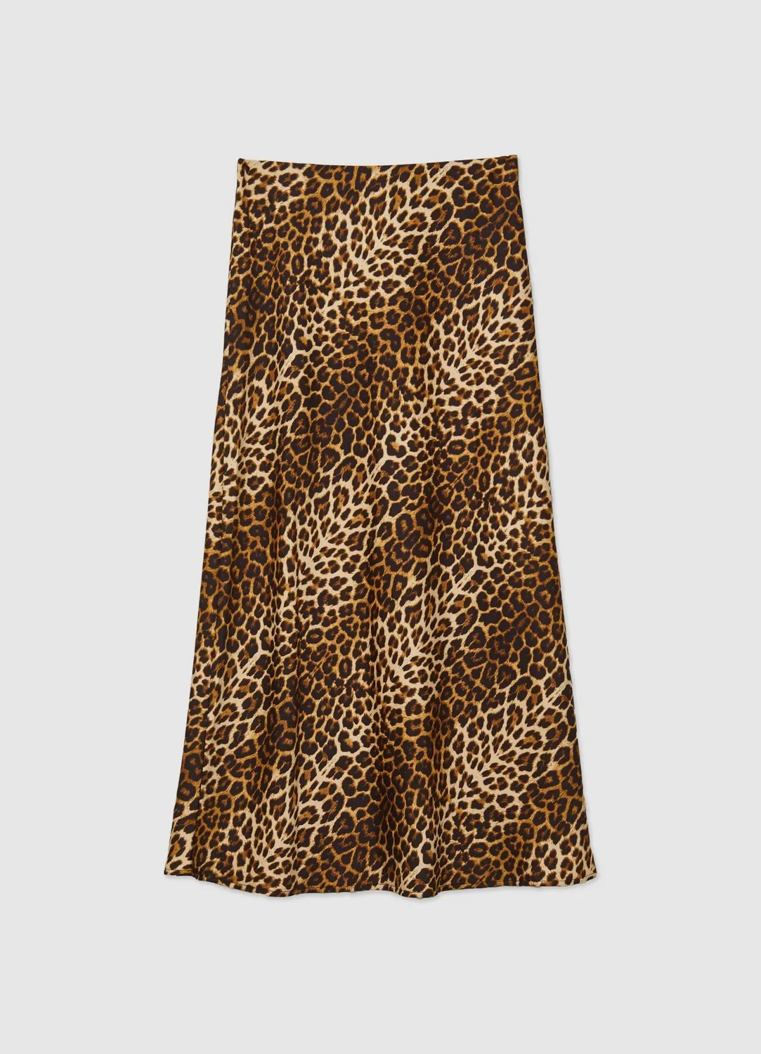 Calliope Jupe midi femme animalier satinée