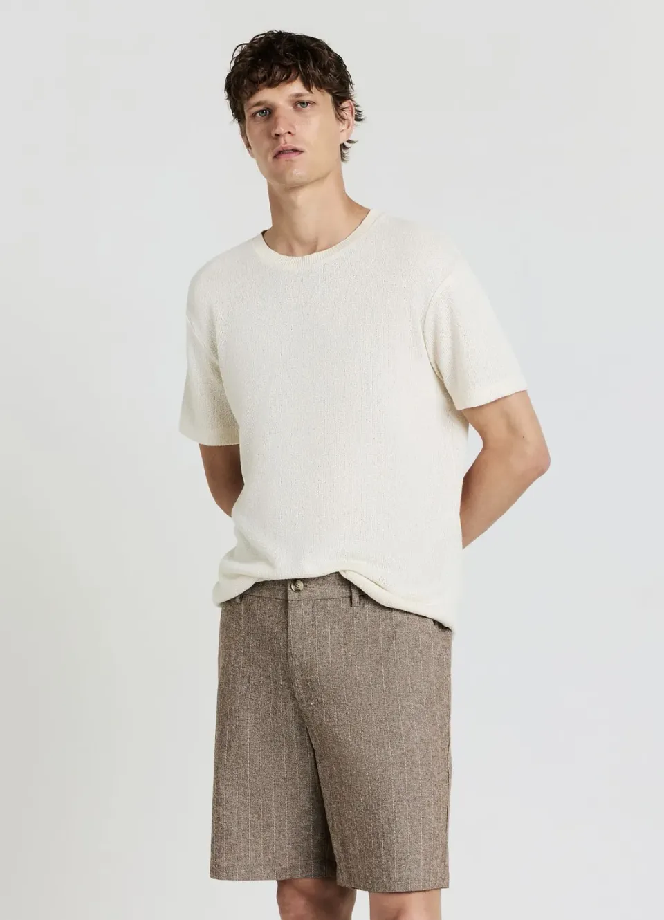Calliope t-shirt homme col rond uni coupe regular