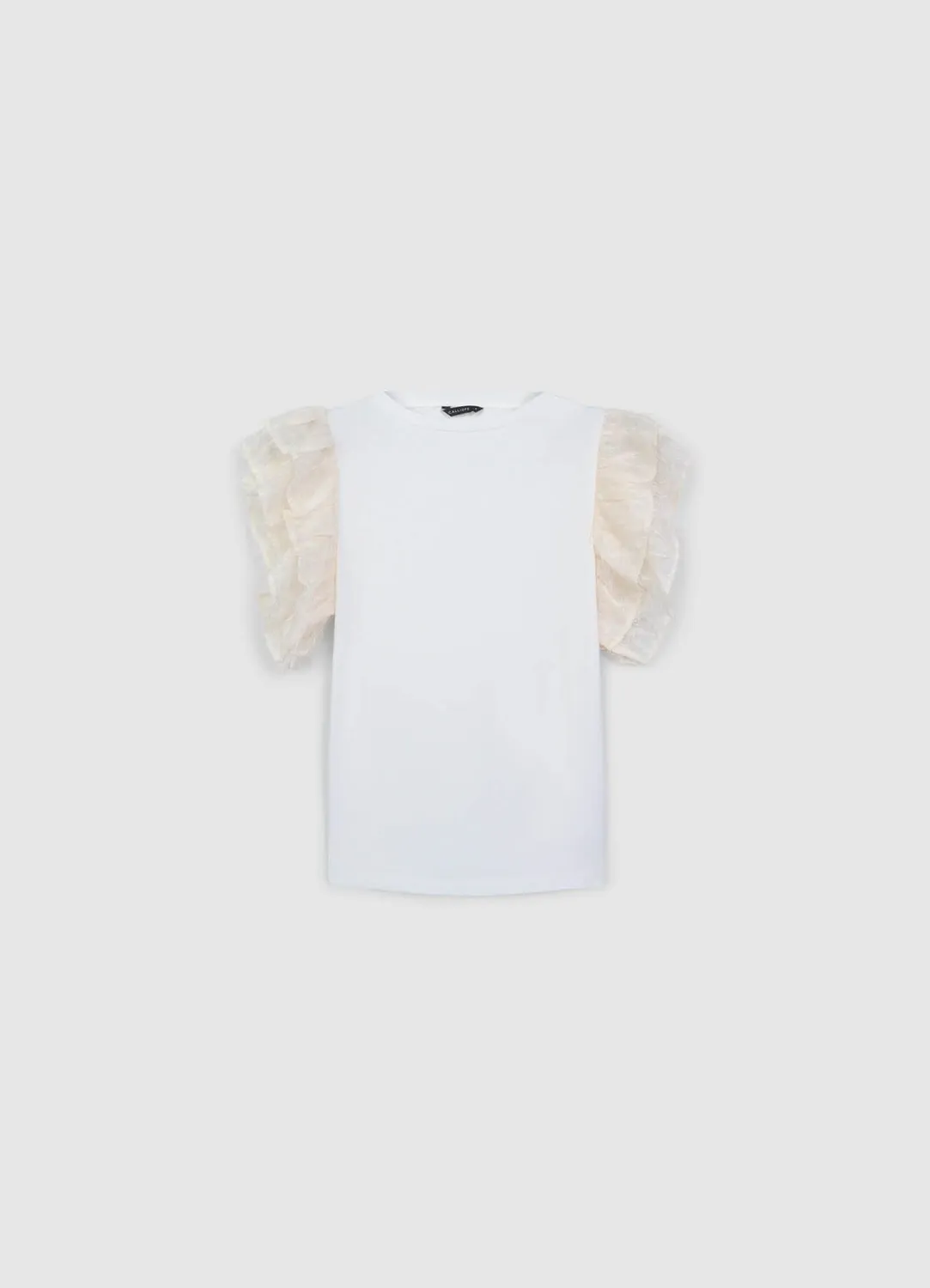 Calliope t-shirt volants coton femme