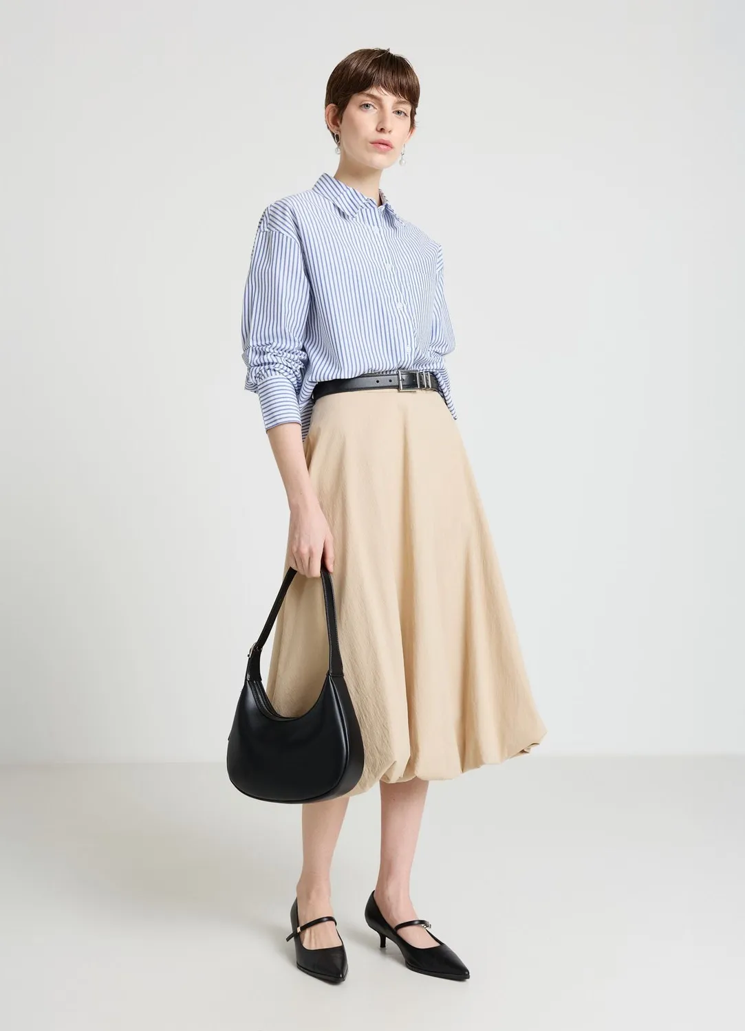 Calliope chemise femme à rayures manches longues