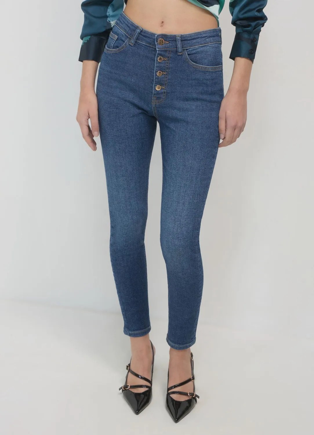 Calliope jean skinny 5 poches ajusté femme