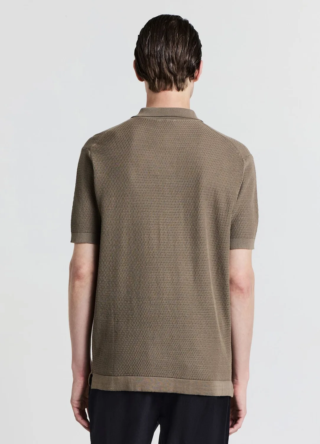 Calliope chemise en maille homme coton manches courtes